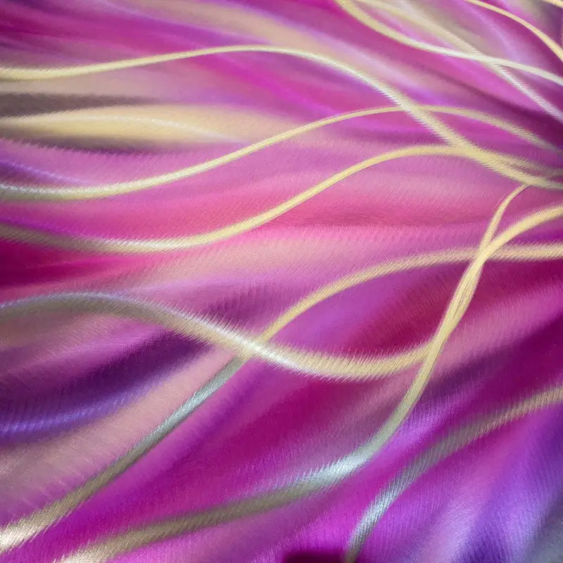 Radiation | Purple/Magenta Modern Wall Decor | Metal Christopher Henderson