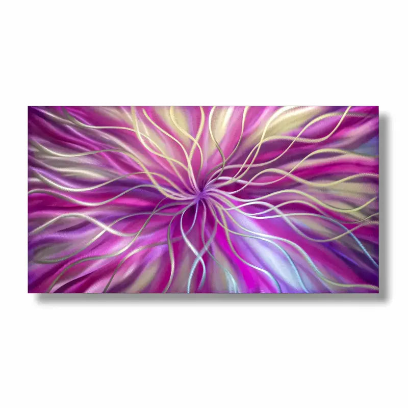 Radiation | Purple/Magenta Modern Wall Decor | Metal Christopher Henderson