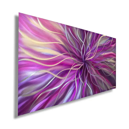 Radiation | Purple/Magenta Modern Wall Decor | Metal Christopher Henderson