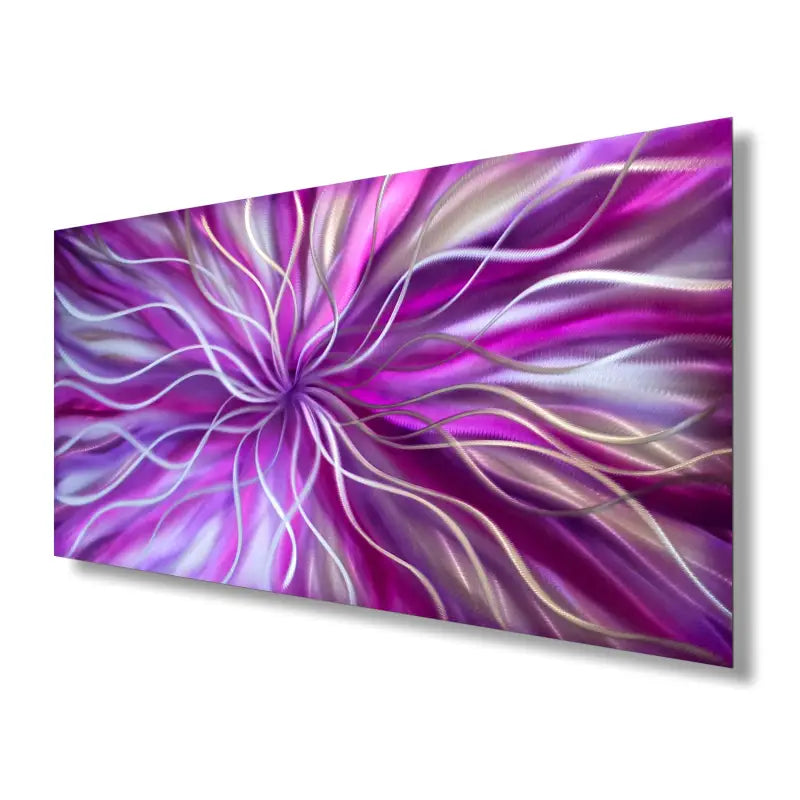 Radiation | Purple/Magenta Modern Wall Decor | Metal Christopher Henderson