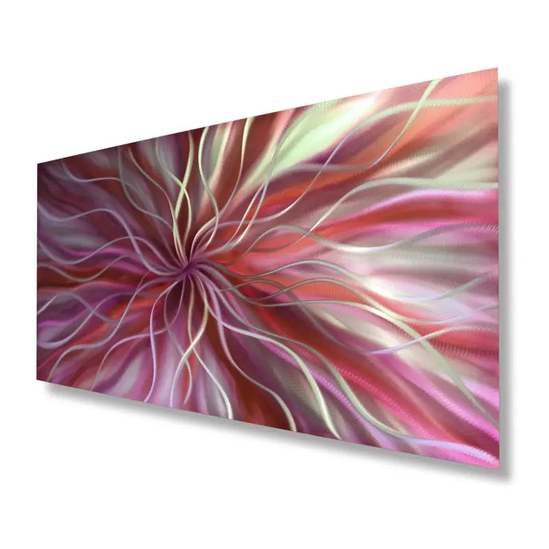 Radiation | Red/Purple Modern Wall Decor | Metal Art Christopher Henderson