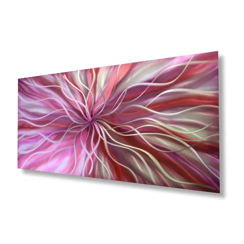 Radiation | Red/Purple Modern Wall Decor | Metal Art Christopher Henderson