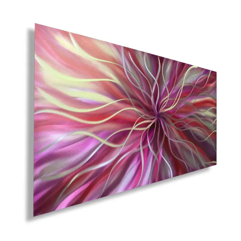 Radiation | Red/Purple Modern Wall Decor | Metal Art Christopher Henderson