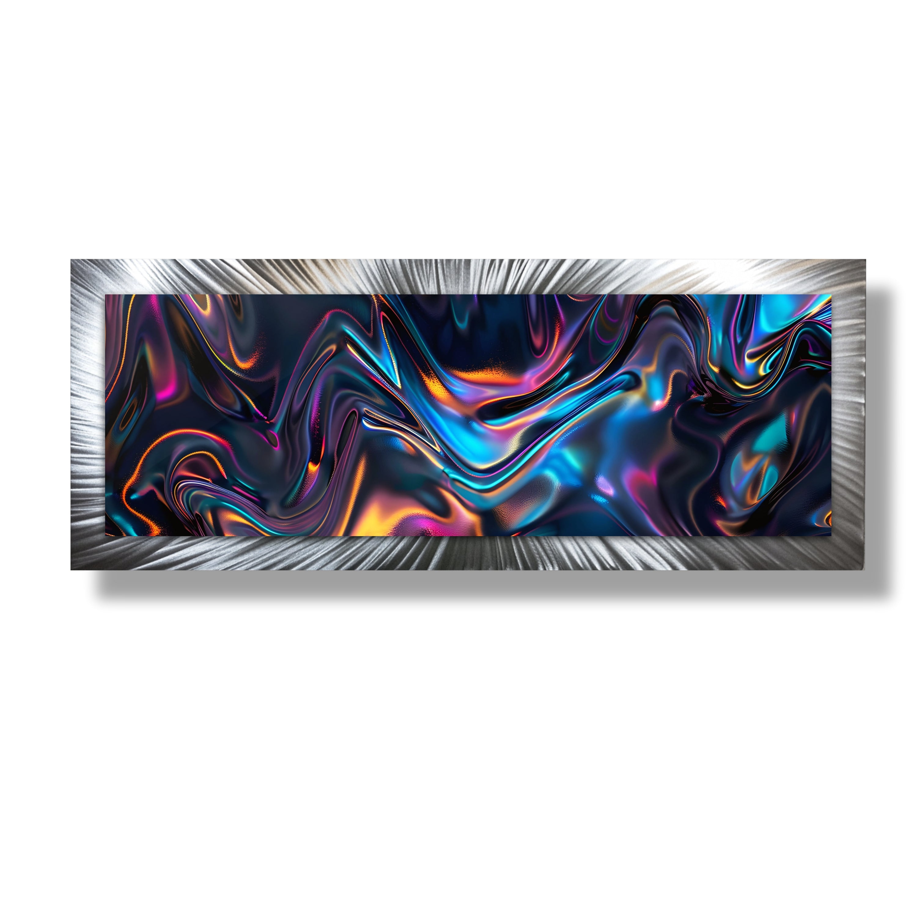 Steel Abstract Graphics Abstract Metal Wall Art – Modern Elements Metal Art