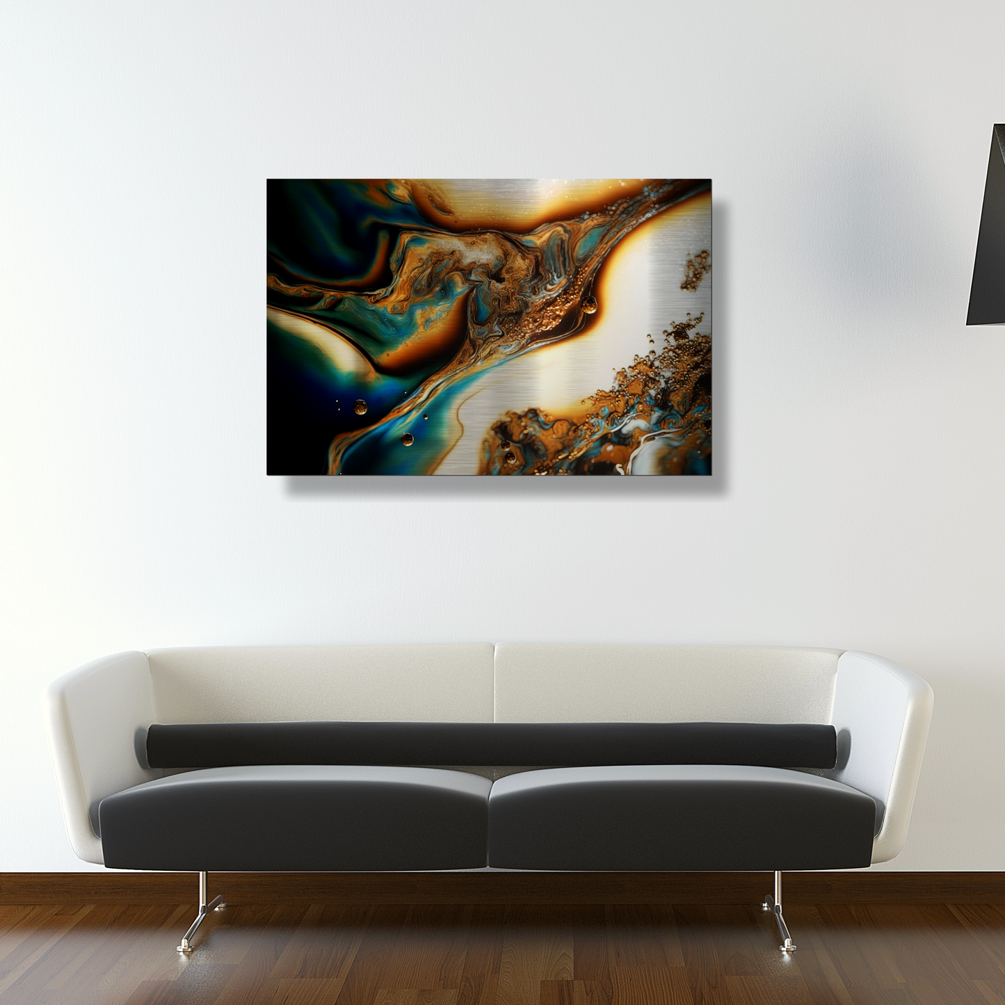 Eternal Drift- Modern Metallic Art Print