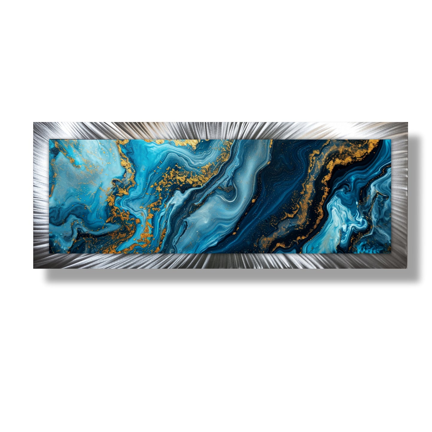 Blue Art Print Titled Radiant Fractals £219.99 Christopher Henderson