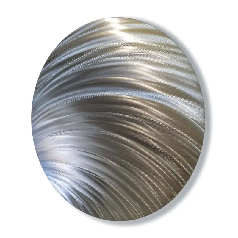 Round Metal Wall Art Titled "Cyllene" - Modern Elements Metal Art - MJ8520KA