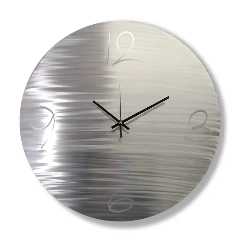 Round Wall Clock Titled "Eupheme" - Modern Elements Metal Art - ME88937HY