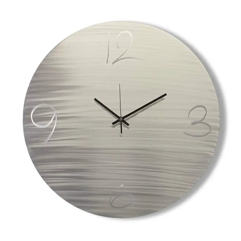 Round Wall Clock Titled "Eupheme" - Modern Elements Metal Art - ME88937HY