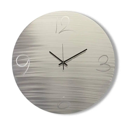 Round Wall Clock Titled "Eupheme" - Modern Elements Metal Art - ME88937HY