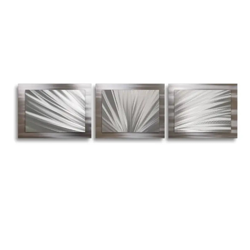 Silver Metal Wall Art Titled Xplore £239.99 Christopher Henderson