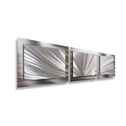 Silver Metal Wall Art Titled Xplore £239.99 Christopher Henderson