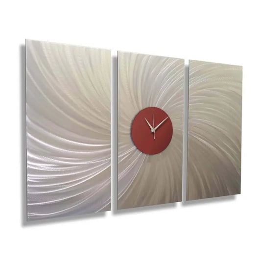 Solaris Clock (Set of 3) £189.99 Red (Monarch Red) Christopher Henderson