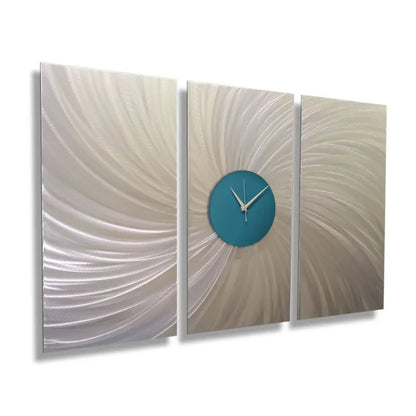 Solaris | Modern Large Wall Clock | 3 Piece Art £240.99 Christopher Henderson