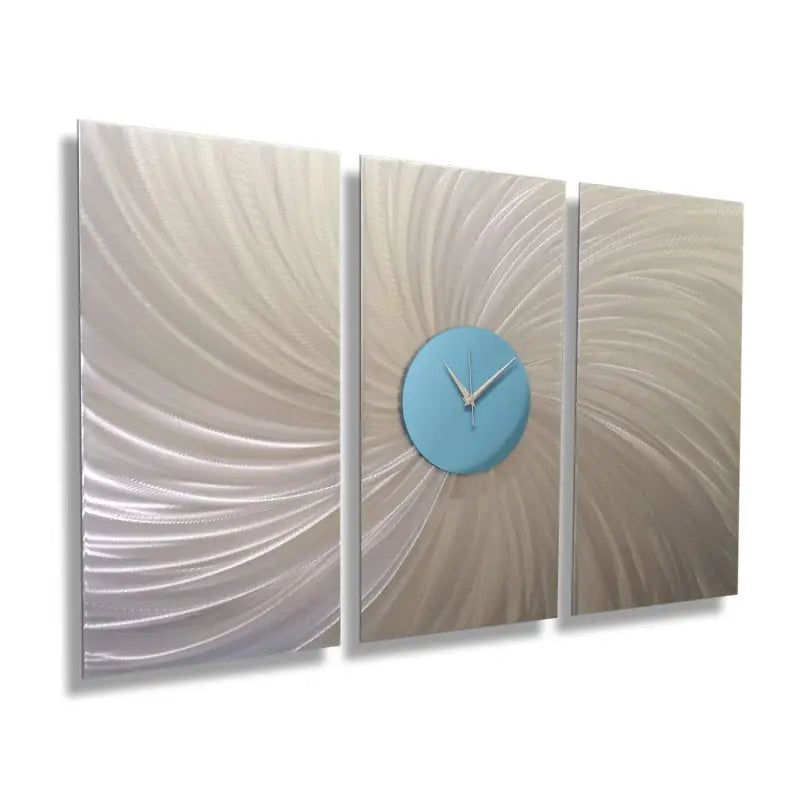 Solaris | Modern Large Wall Clock | 3 Piece Art £240.99 Christopher Henderson