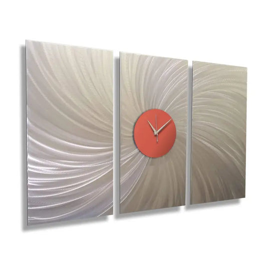 Solaris | Modern Large Wall Clock | 3 Piece Art £240.99 Christopher Henderson