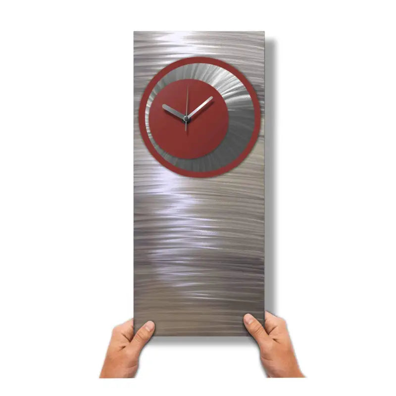 Synergy | Unique Wall Clock | Modern Art Decor £191.99 Monarch Red Christopher Henderson