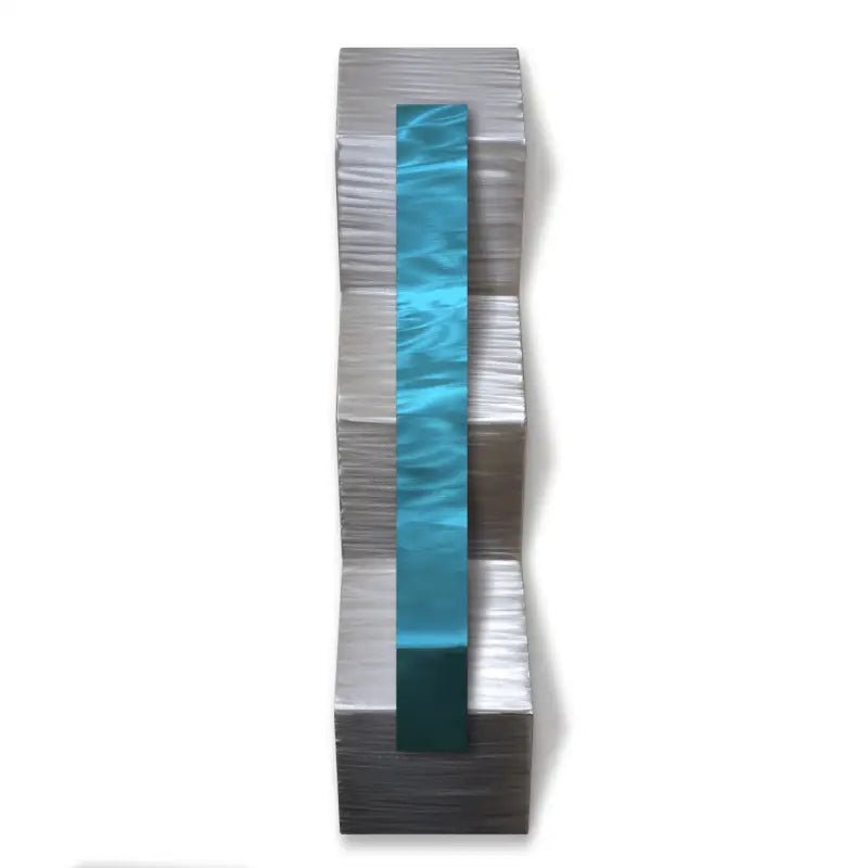 Unique Wall Sculpture Titled Zigzag - Modern Elements Metal Art - ME4652326SX