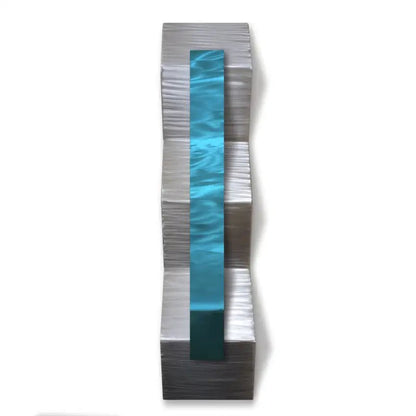Unique Wall Sculpture Titled Zigzag - Modern Elements Metal Art - ME4652326SX