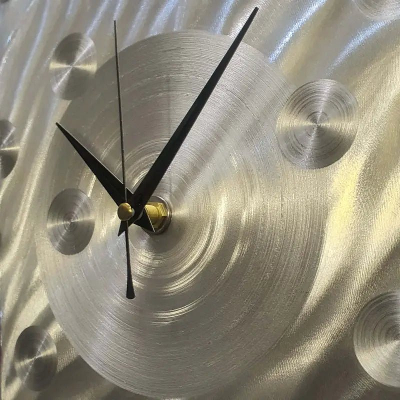Unusual Large Wall Clock Titled "Cloud Chaser" - Modern Elements Metal Art - ME8638LH